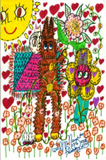 Magic Buckle Doodle Art 4X6